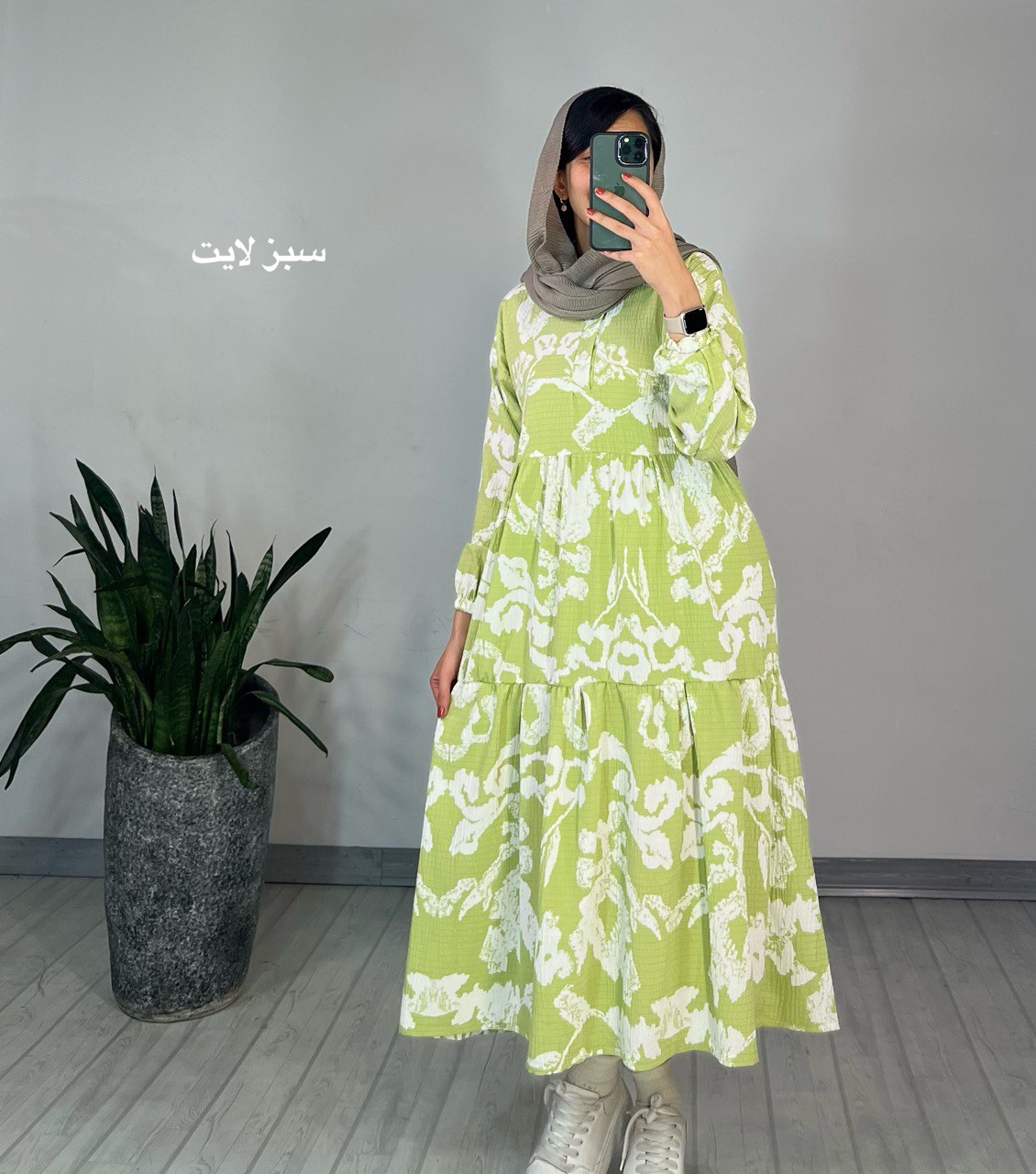 پیراهن مانتویی عطرین(ایراد دار)