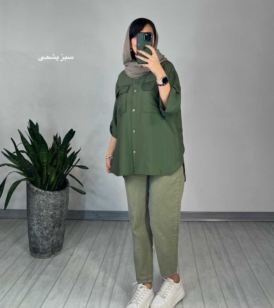 شومیز دکمه دار درناز