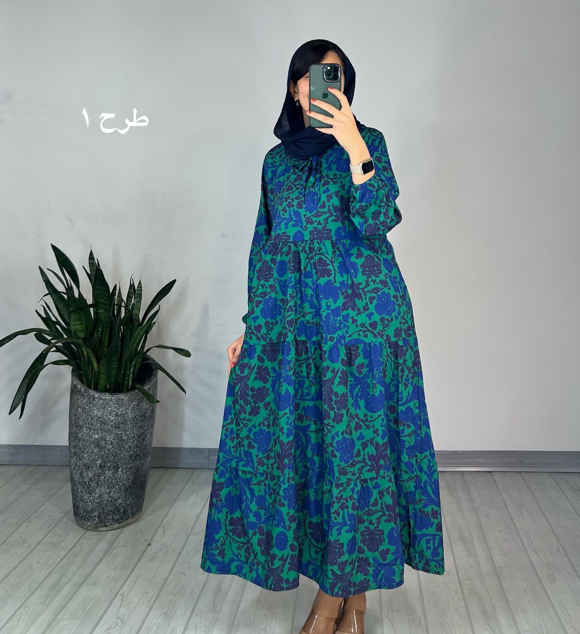 پیراهن طرحدار مزونی 62