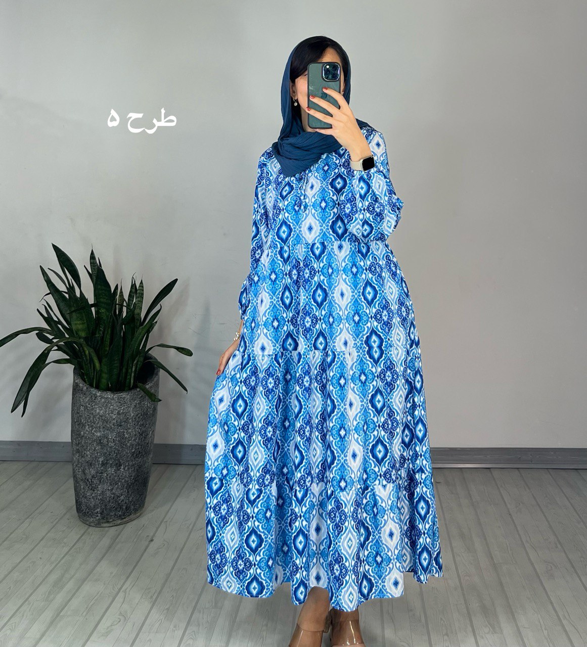 پیراهن طرحدار مزونی 62
