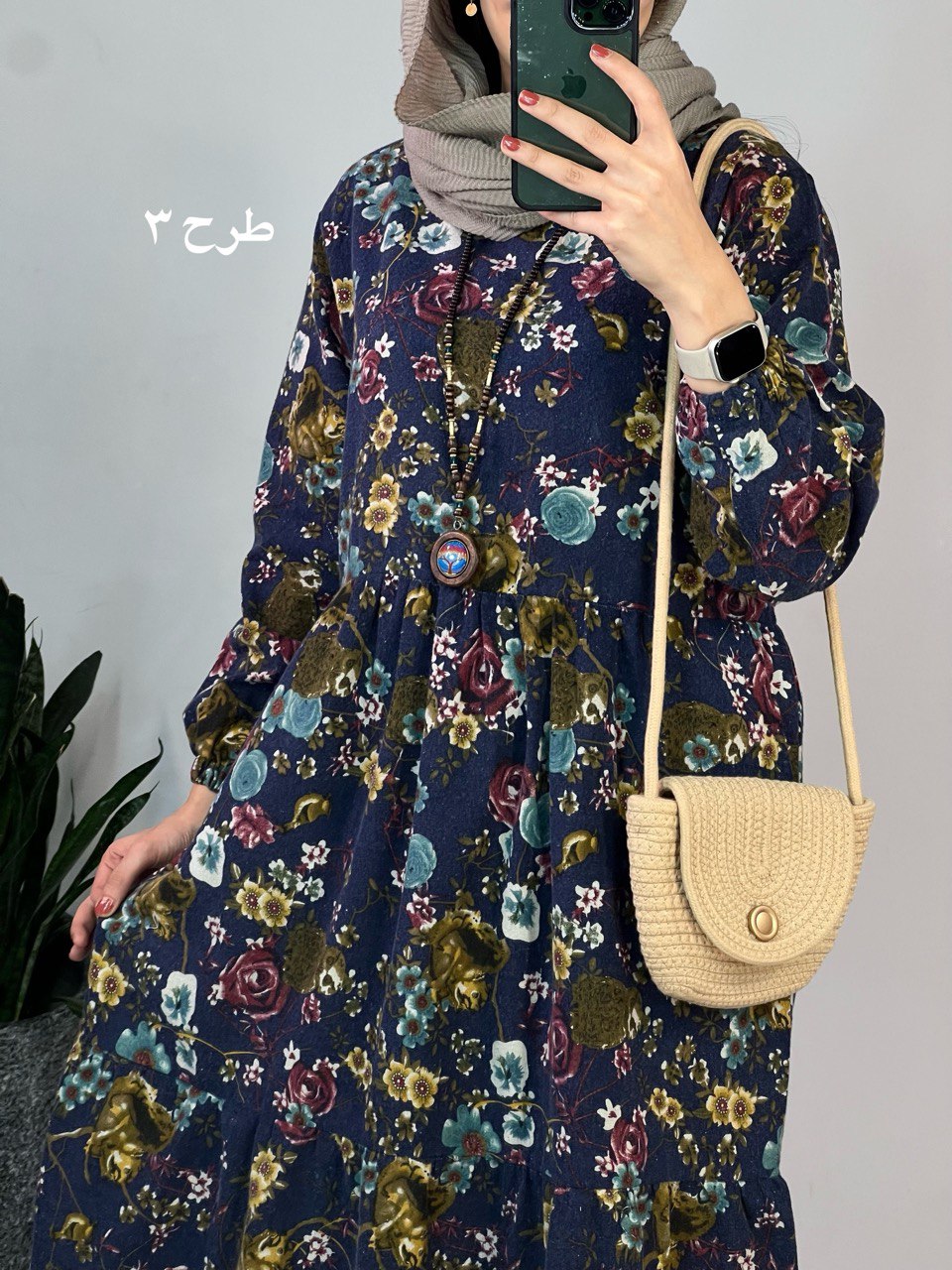 پیراهن لینن نرمینه