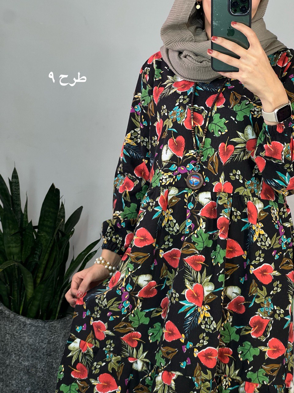 پیراهن لینن نرمینه