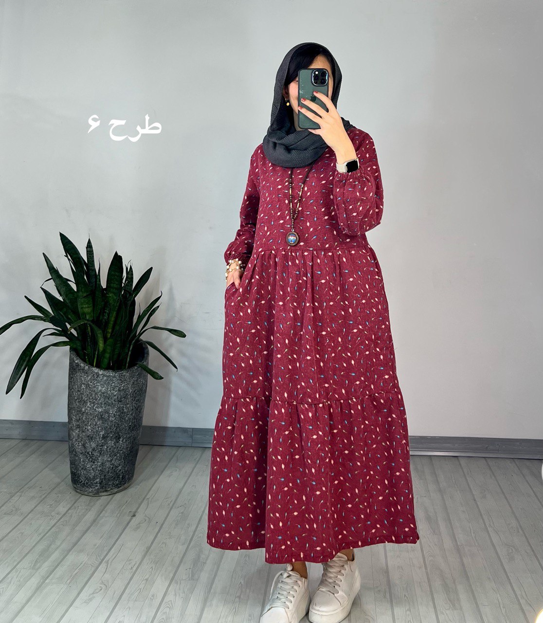 پیراهن لینن نرمینه