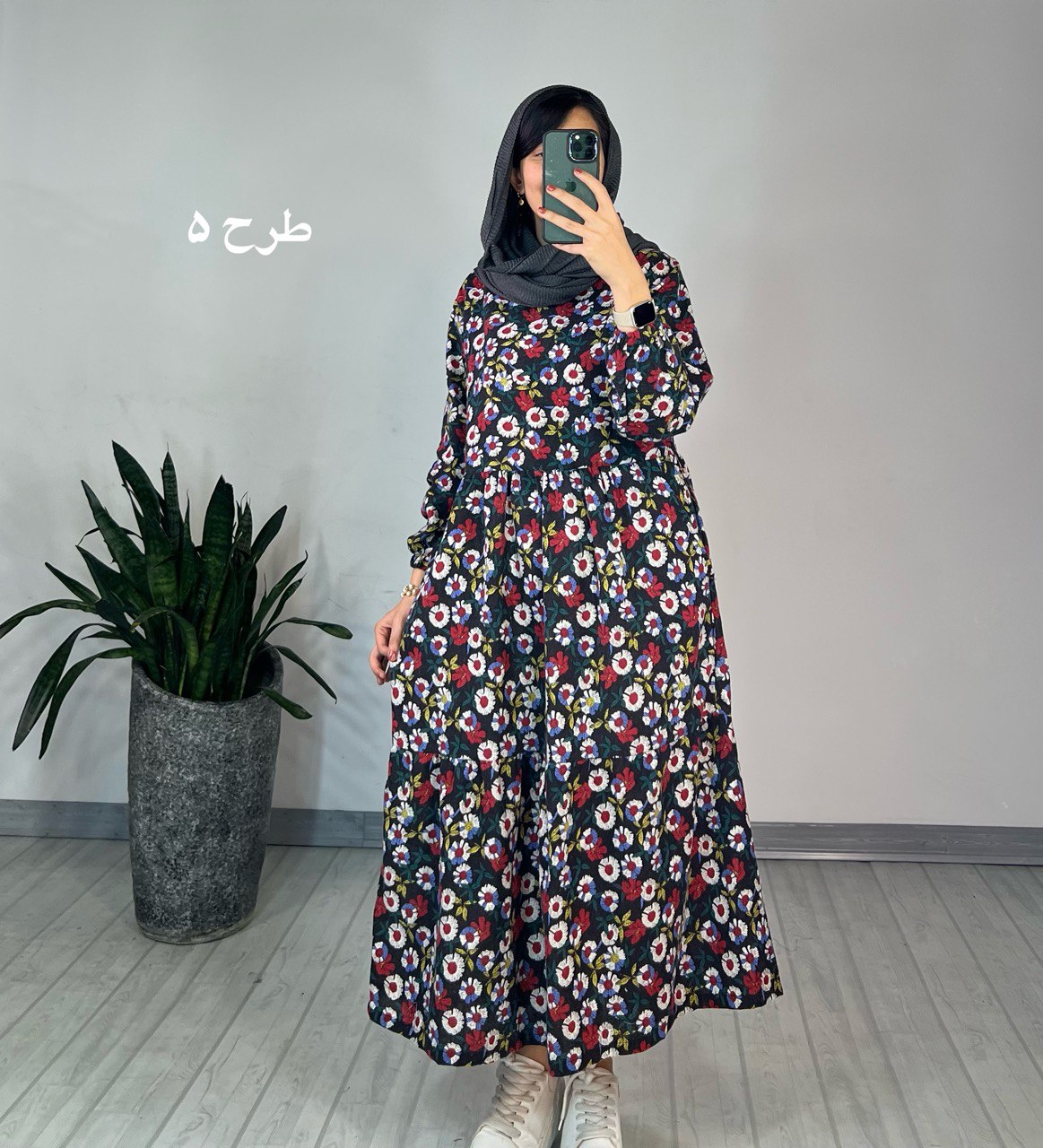 پیراهن لینن نرمینه