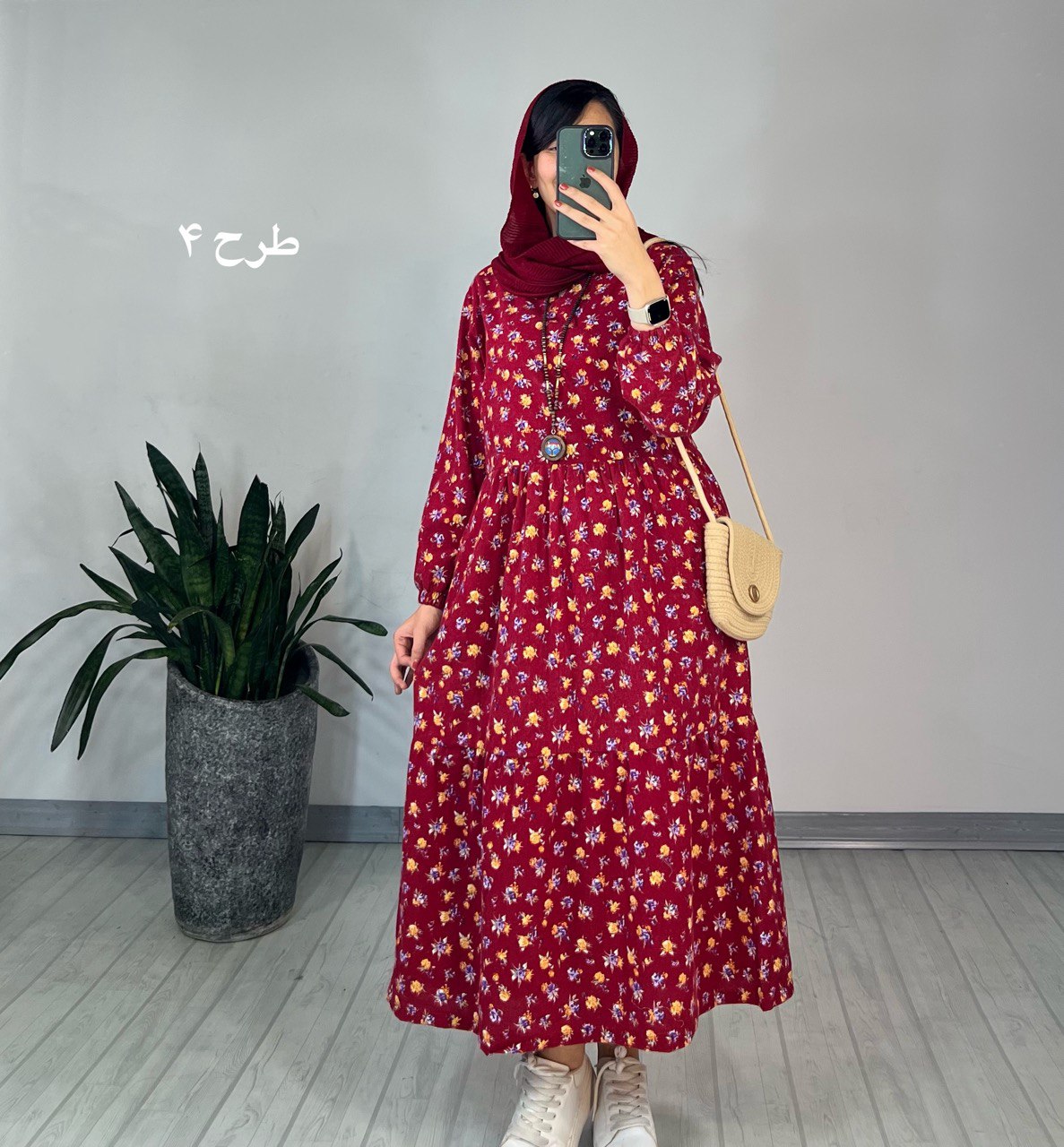 پیراهن لینن نرمینه