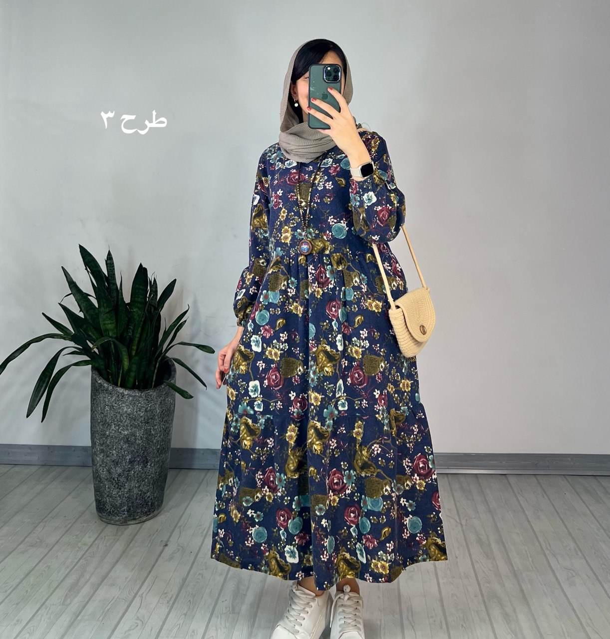 پیراهن لینن نرمینه