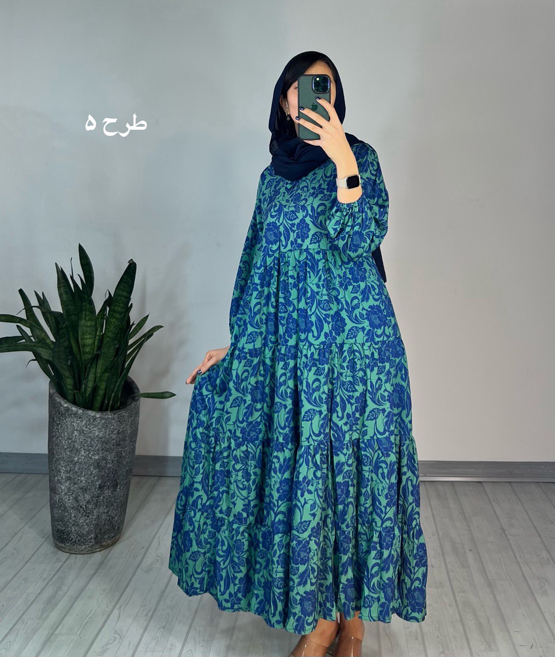 پیراهن طرحدار مزونی 63