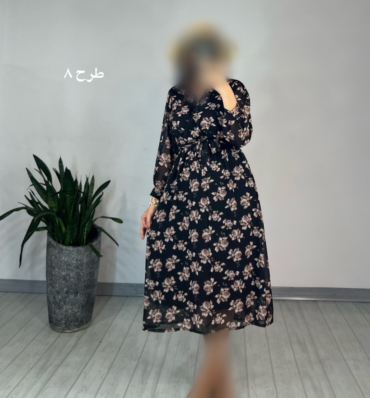 پیراهن حریر میدی 49