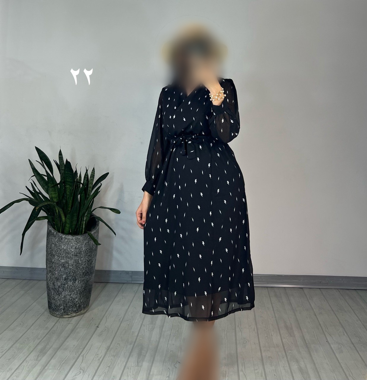 پیراهن حریر میدی 49