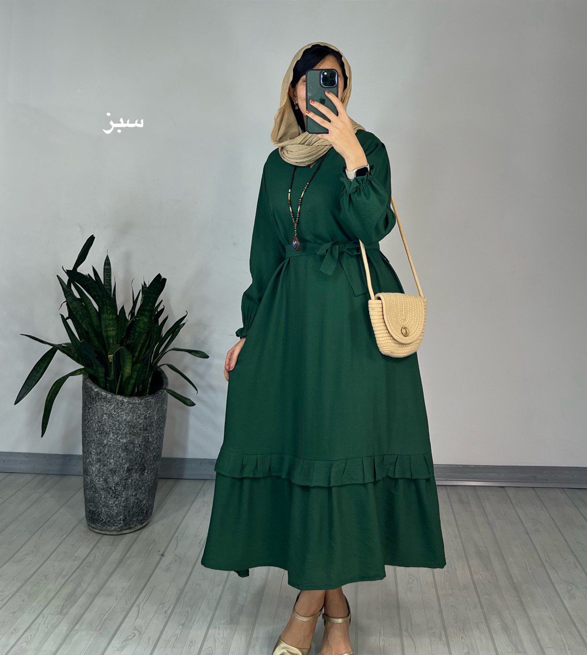 پیراهن مانتویی دل آرا 2