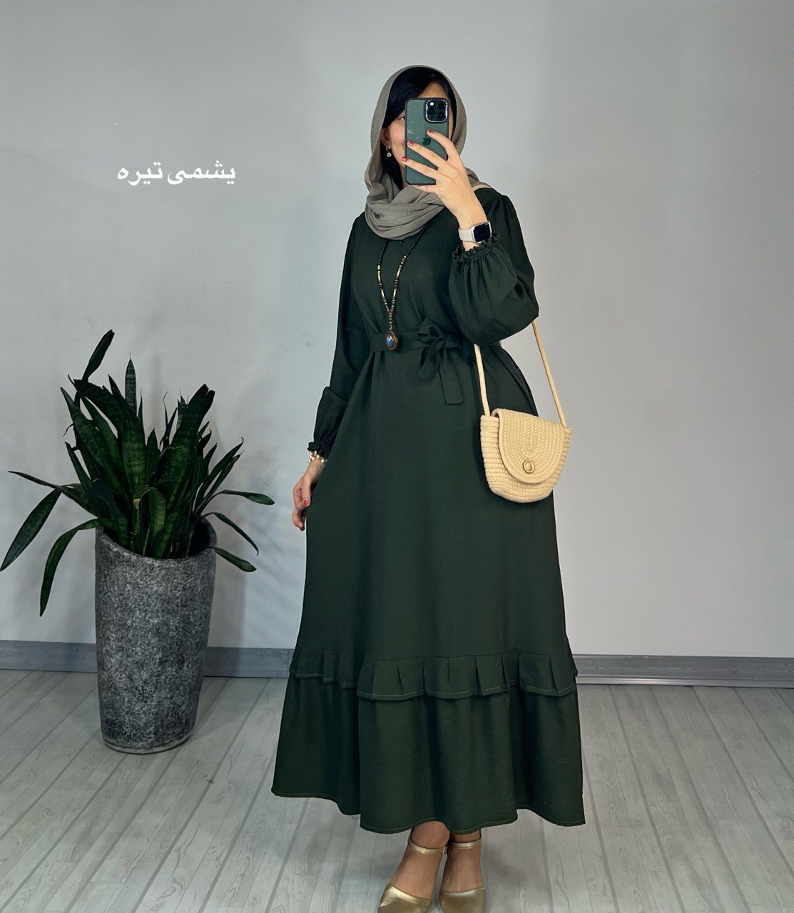 پیراهن مانتویی دل آرا 2