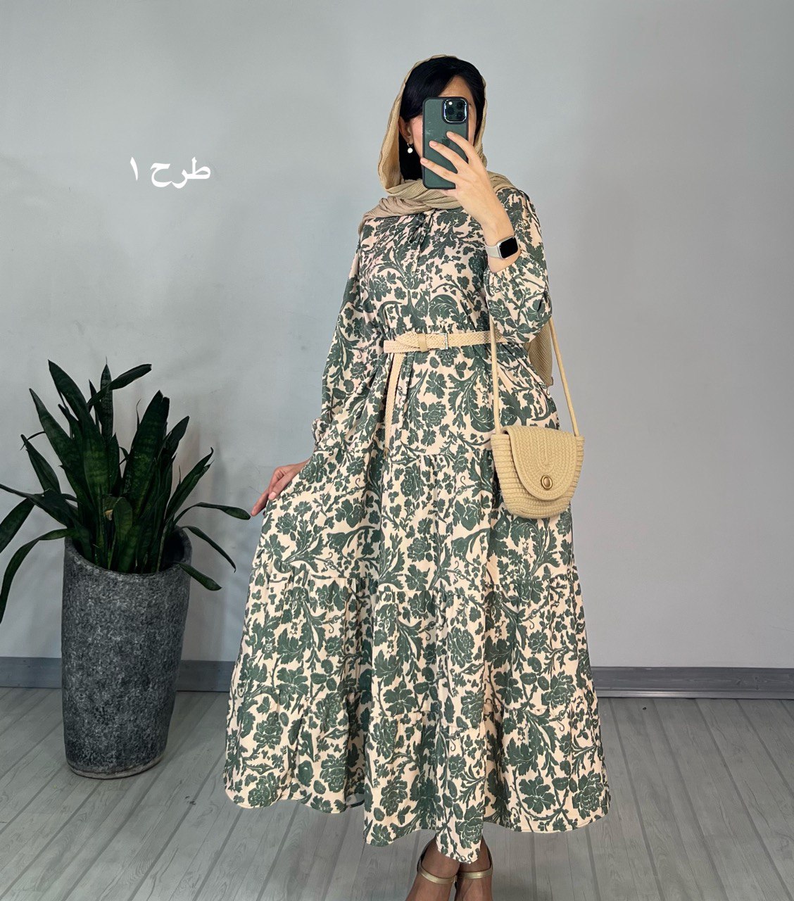 پیراهن طرحدار مزونی 65