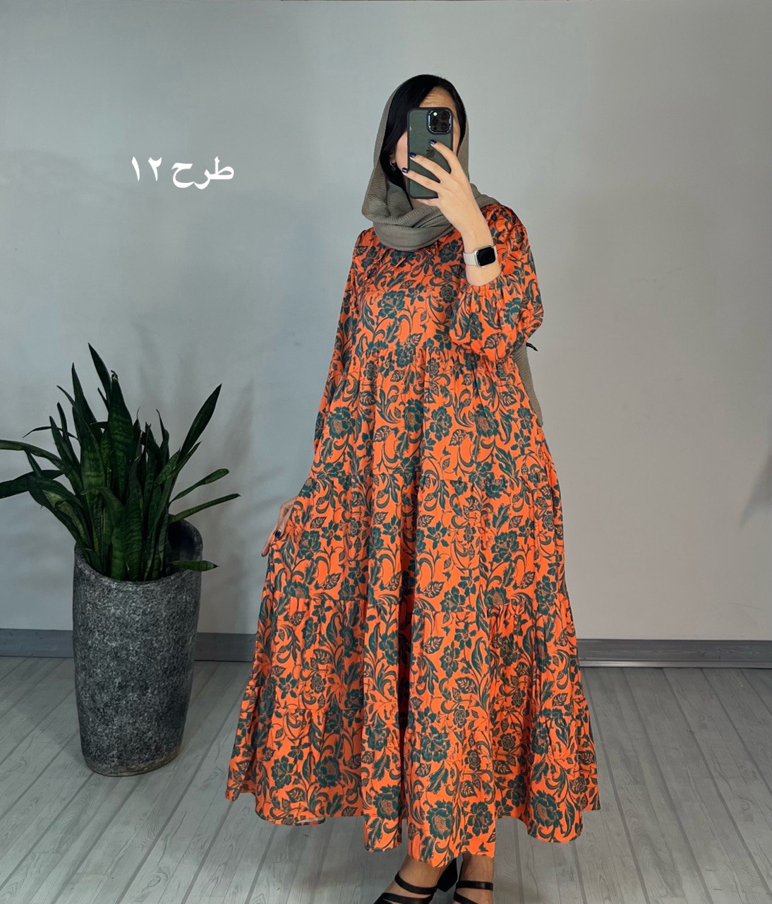 پیراهن طرحدار مزونی 65
