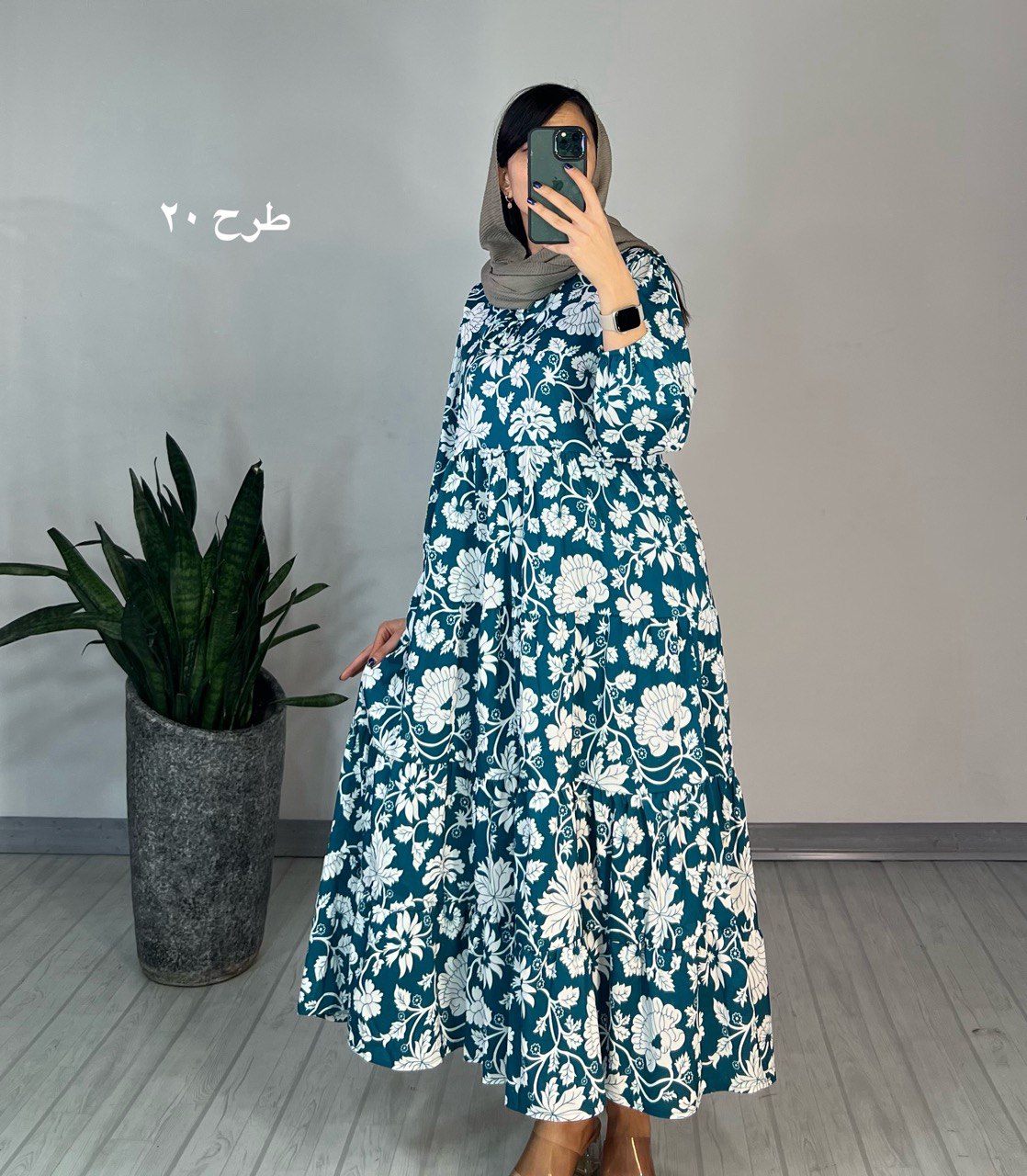 پیراهن طرحدار مزونی 65