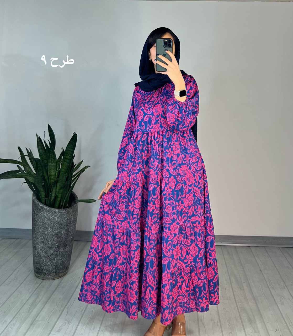 پیراهن طرحدار مزونی 66
