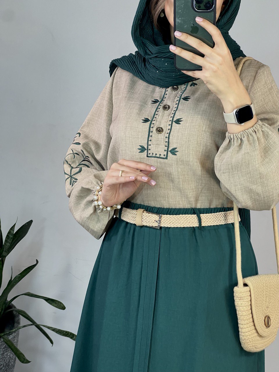ست شومیز و دامن گلدوزی 1
