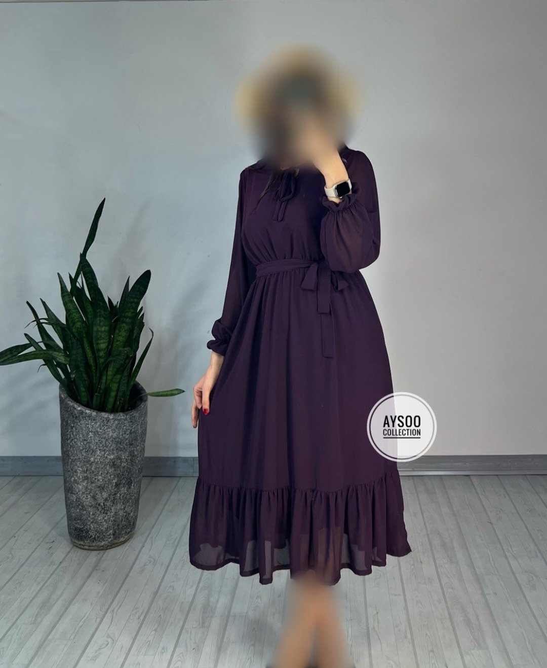 پیراهن حریر کاملیا 1