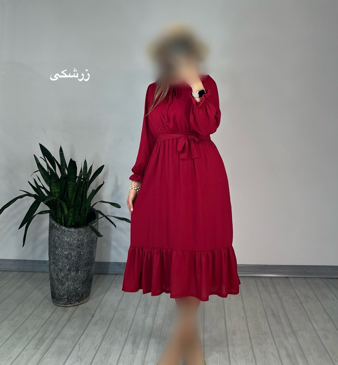 پیراهن حریر کاملیا 1