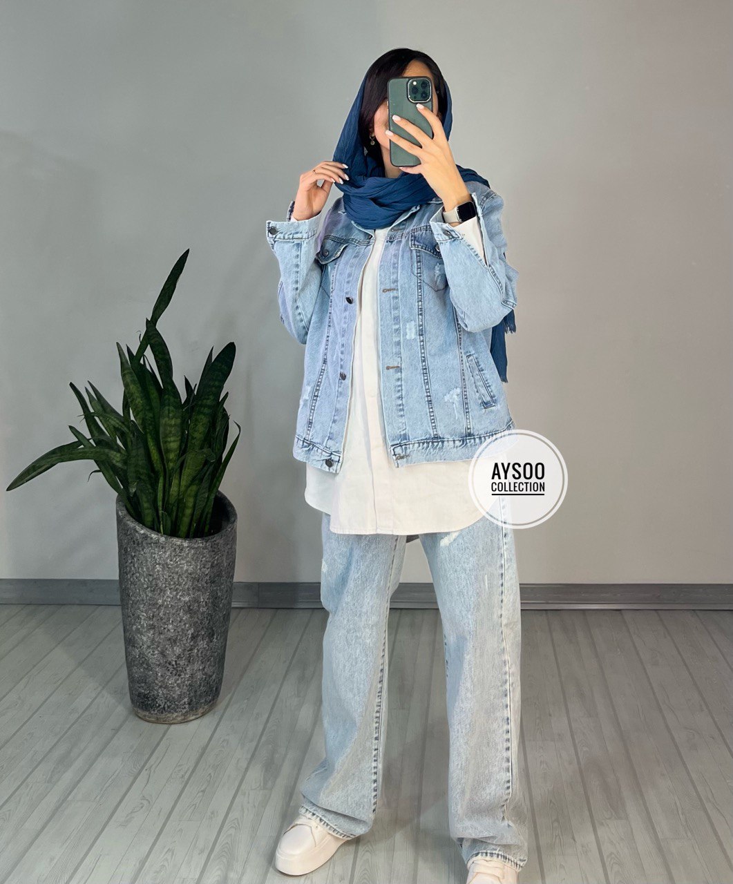 تونیک مانتویی لینن سفید 3