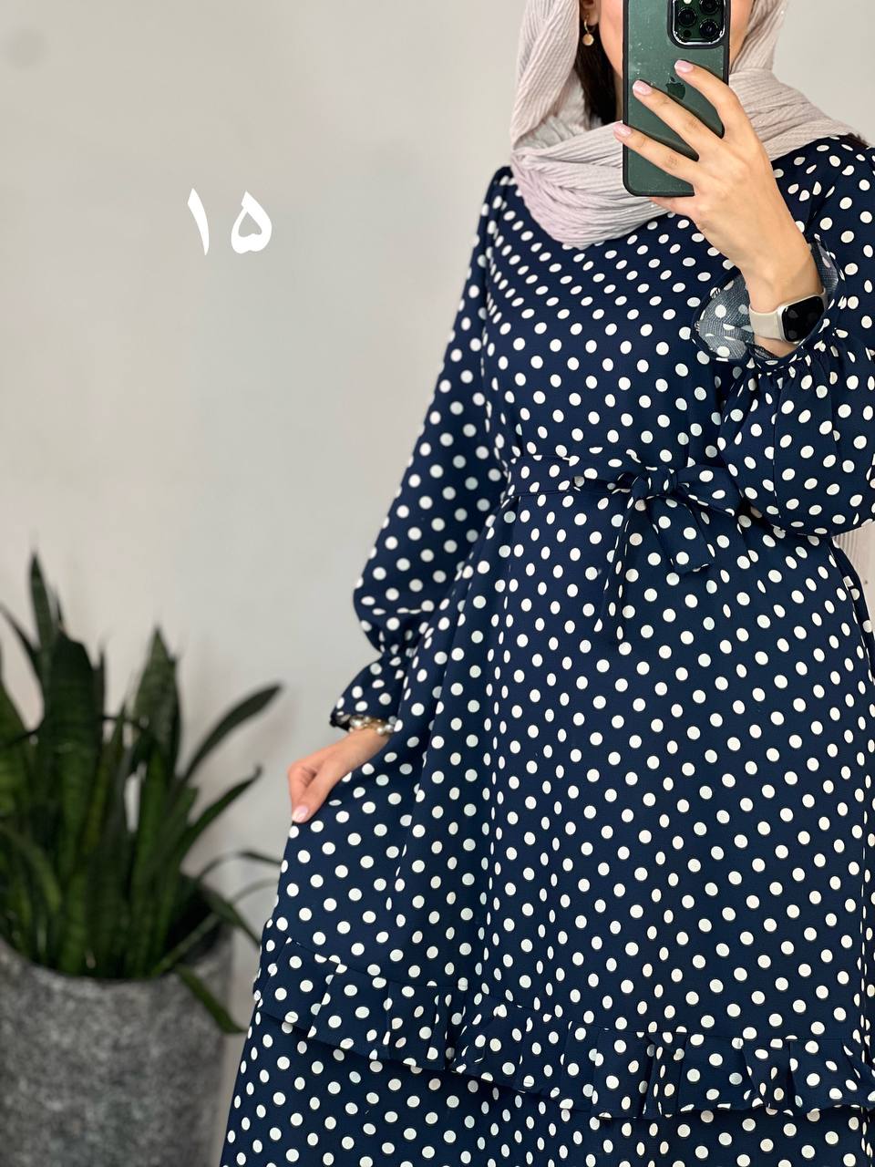 پیراهن مانتویی شکوفه 2