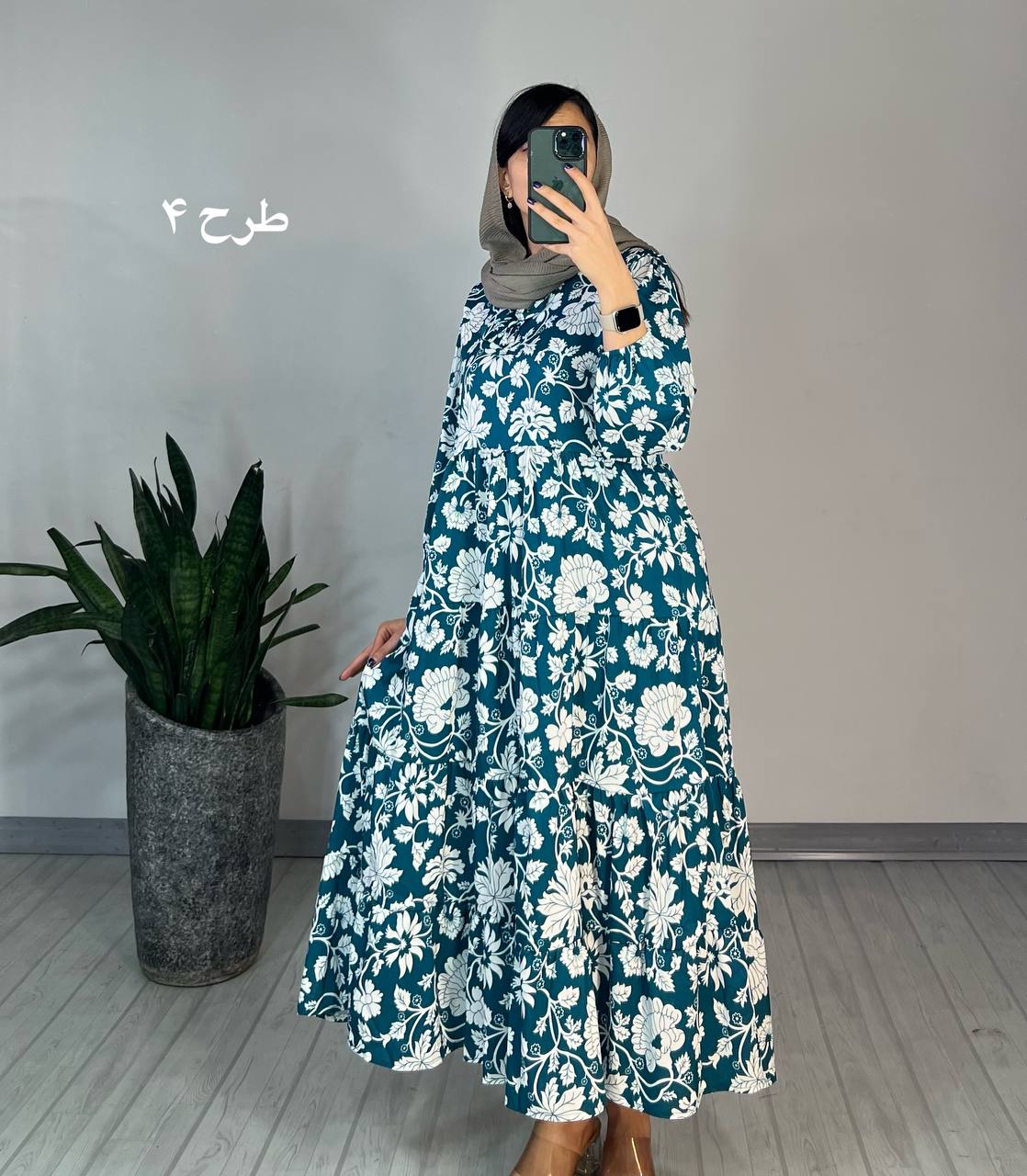 پیراهن طرحدار مزونی 68