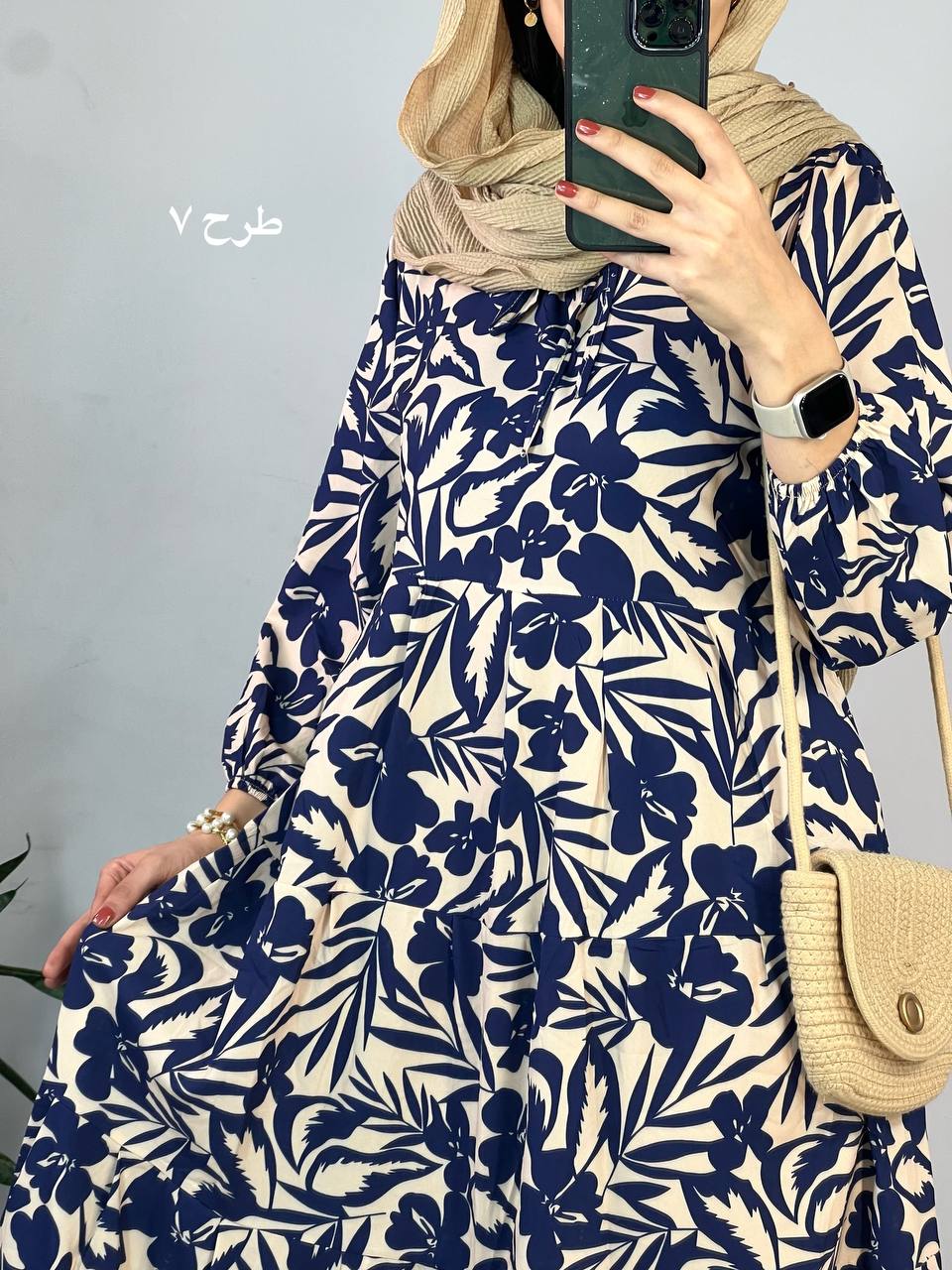 پیراهن طرحدار مزونی 69