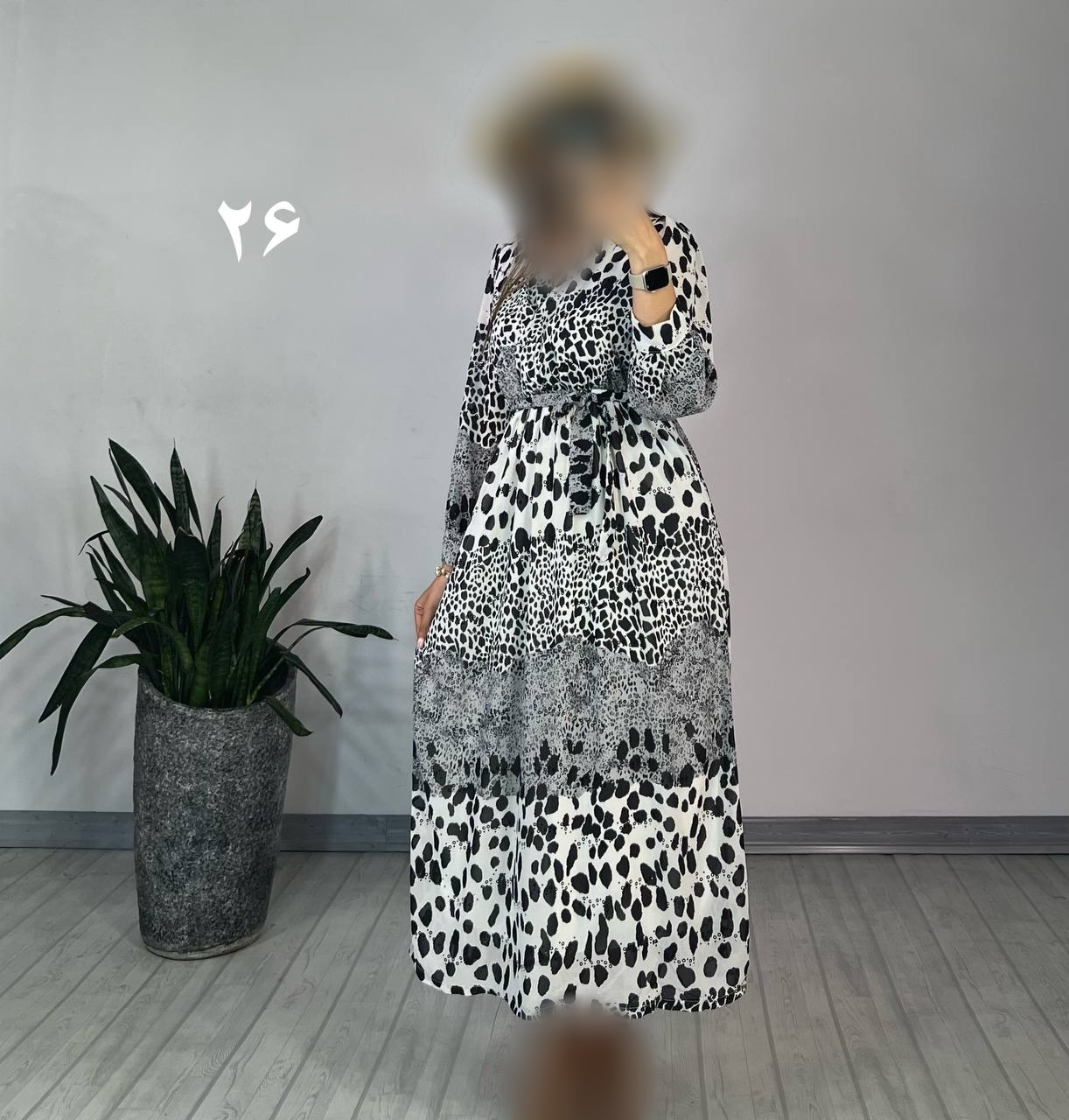 پیراهن حریر ماکسی رویا