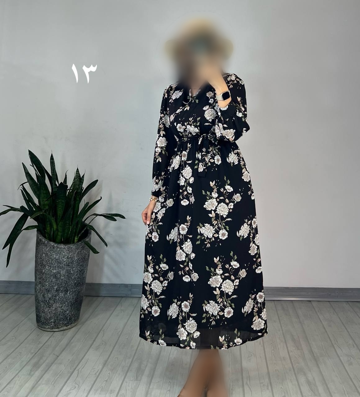 پیراهن حریر ماکسی رویا 1
