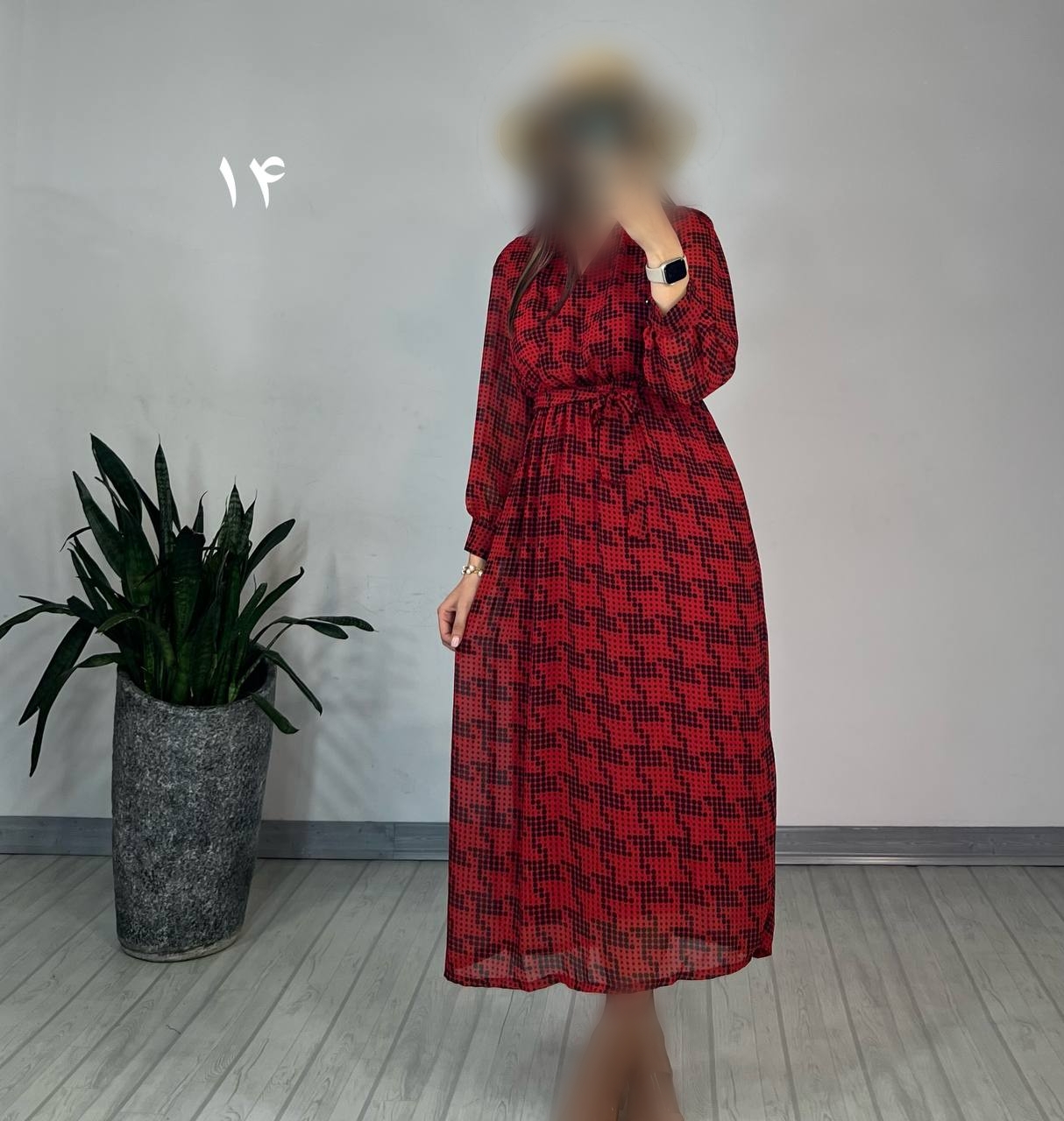 پیراهن حریر ماکسی رویا 1