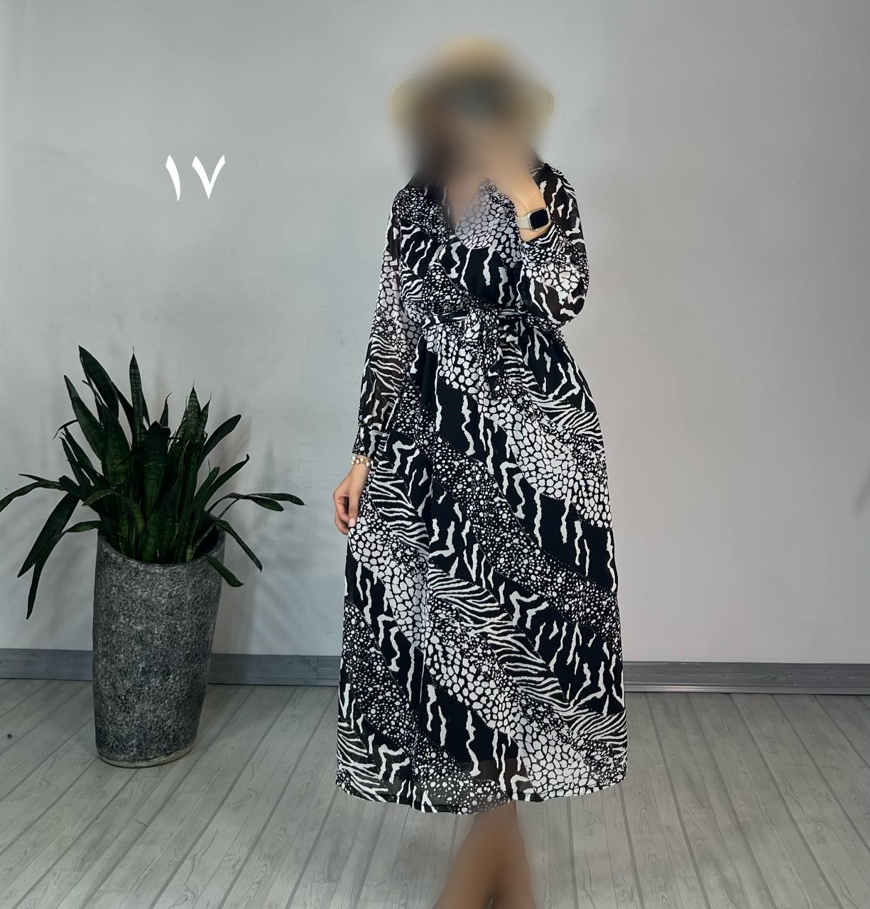 پیراهن حریر ماکسی رویا 1