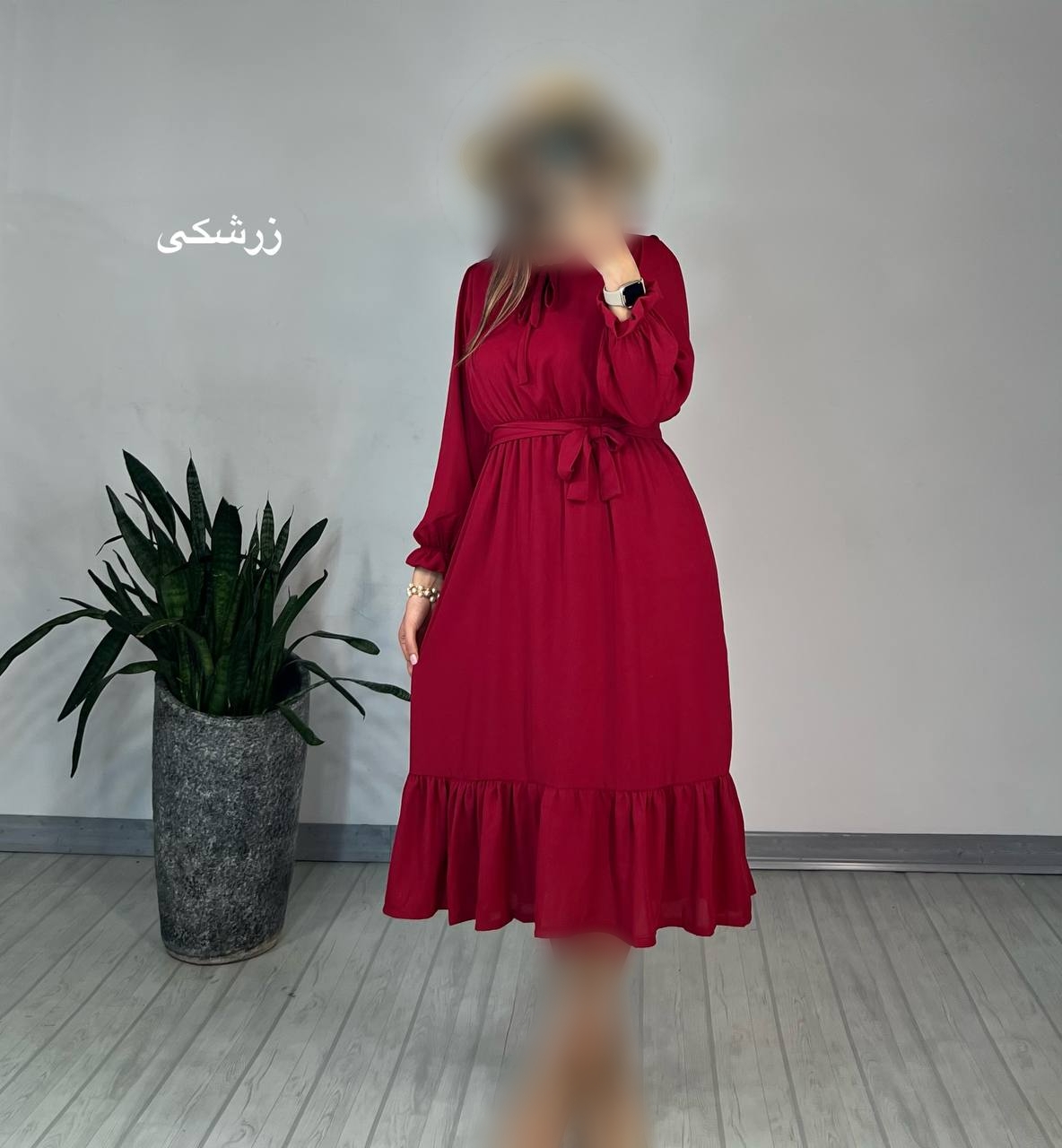 پیراهن حریر کاملیا 2