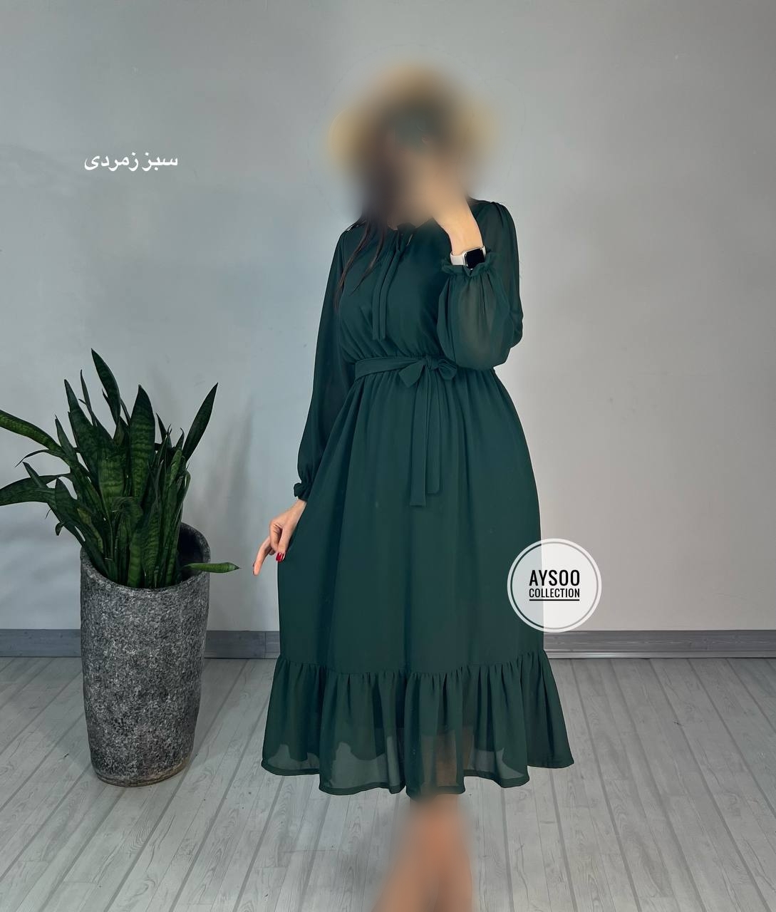 پیراهن حریر کاملیا 2