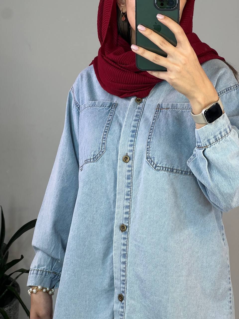 مانتو جین کاغذی نگار