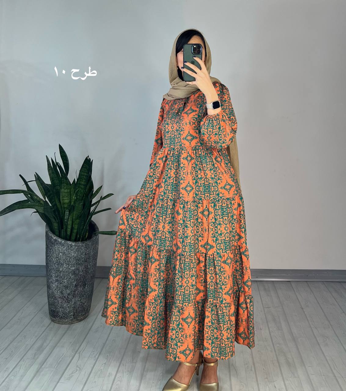 پیراهن طرحدار مزونی 71