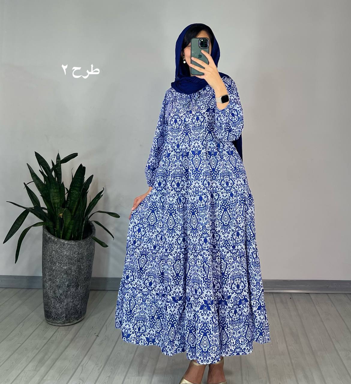 پیراهن طرحدار مزونی 71