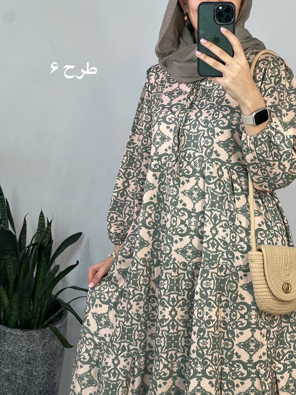 پیراهن طرحدار مزونی 71