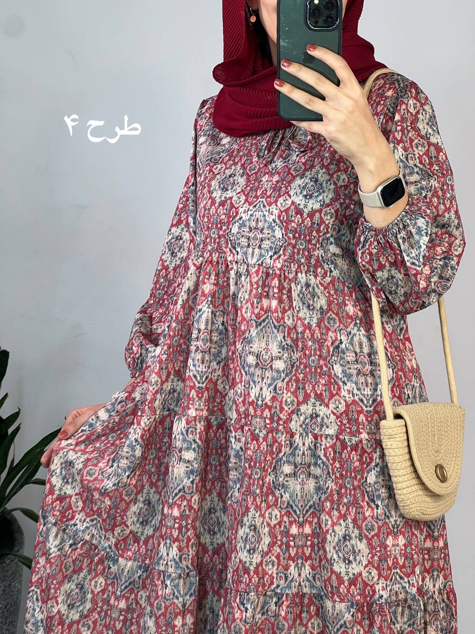 پیراهن طرحدار مزونی 71