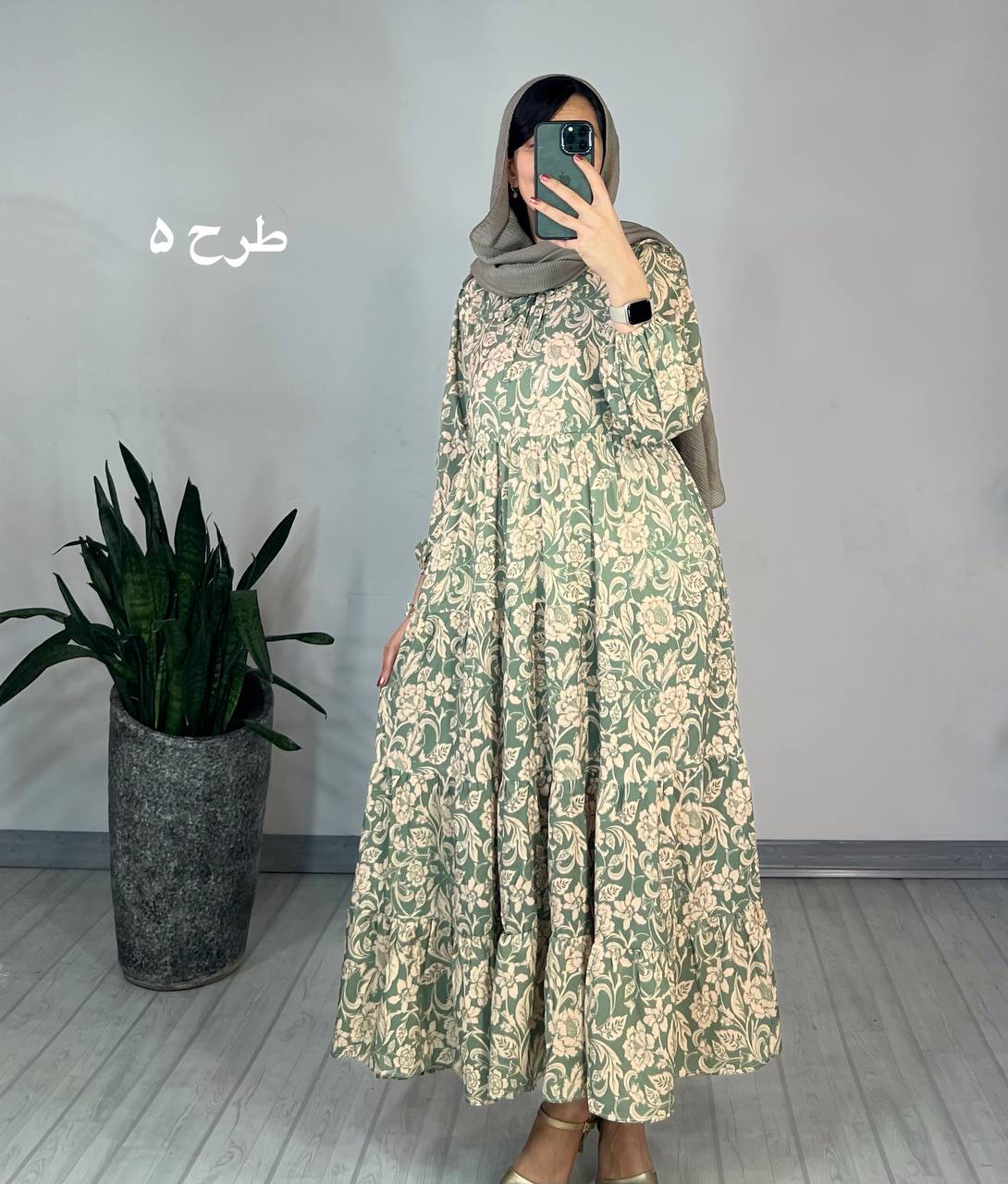 پیراهن طرحدار مزونی 71