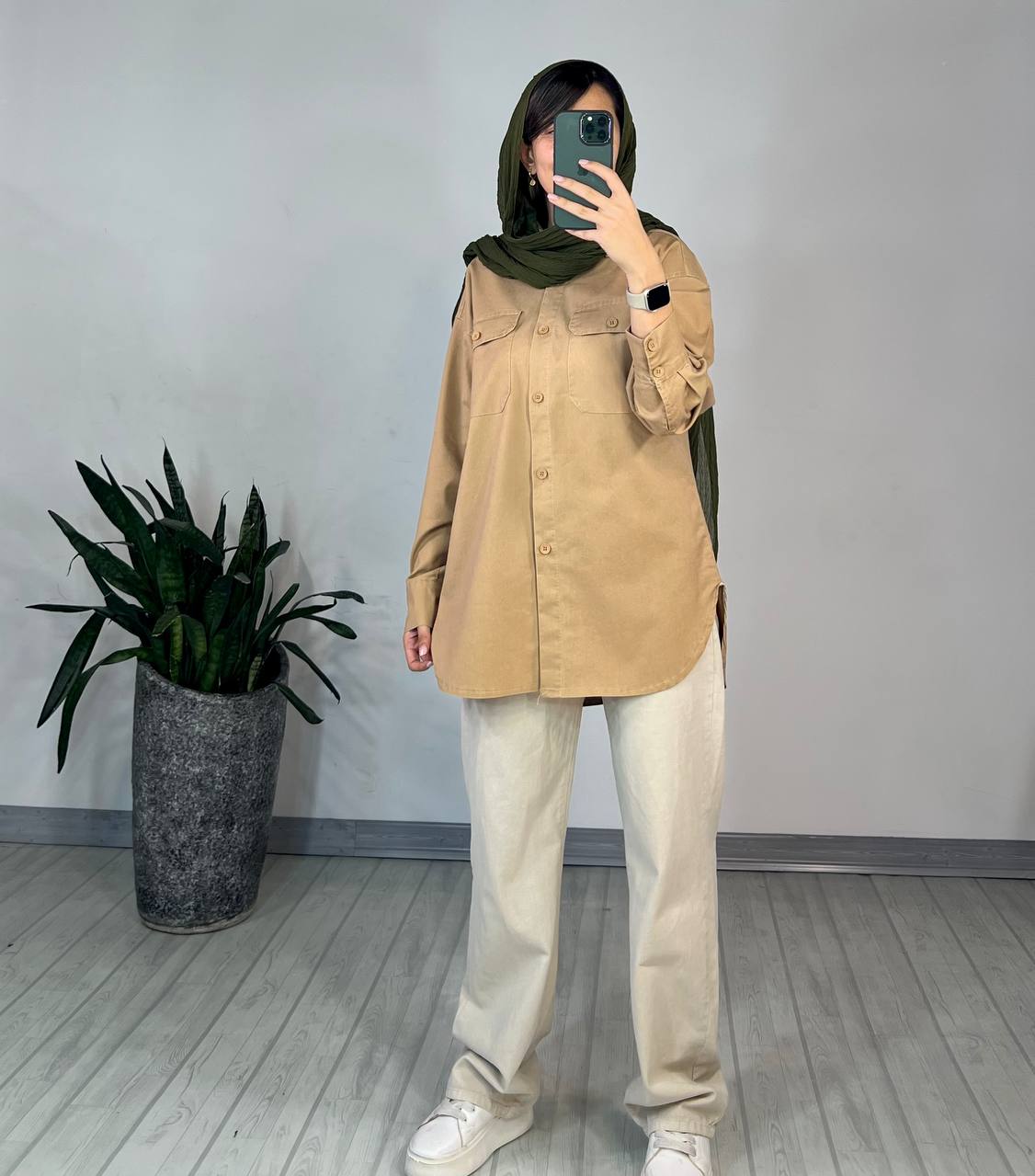 مانتو جین رنگی چشمه 2