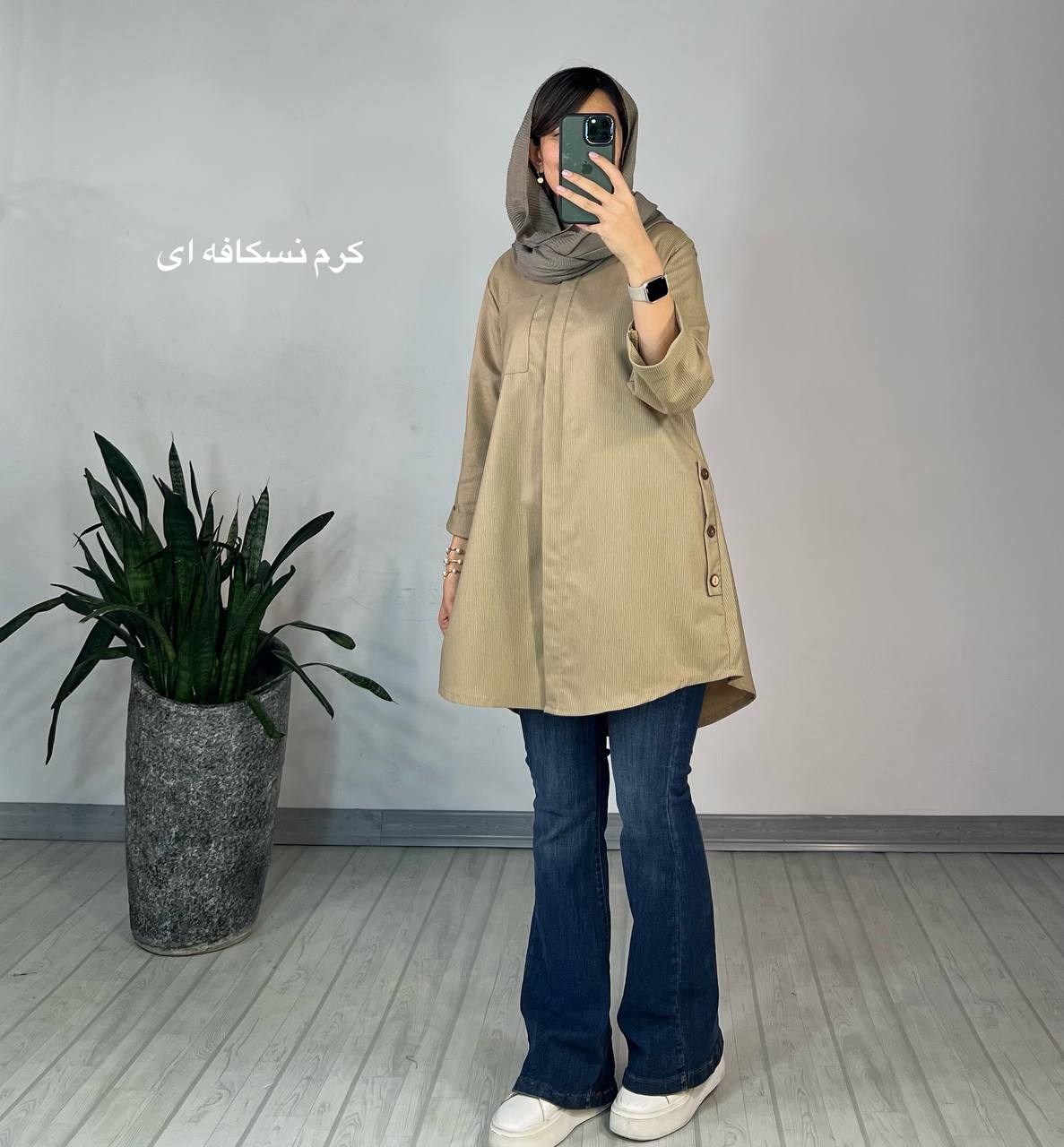 مانتو دکمه دار یکتا 5(ایراد دار)