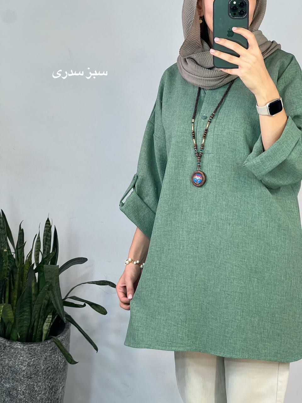 مانتو جلو دکمه لیانا 1