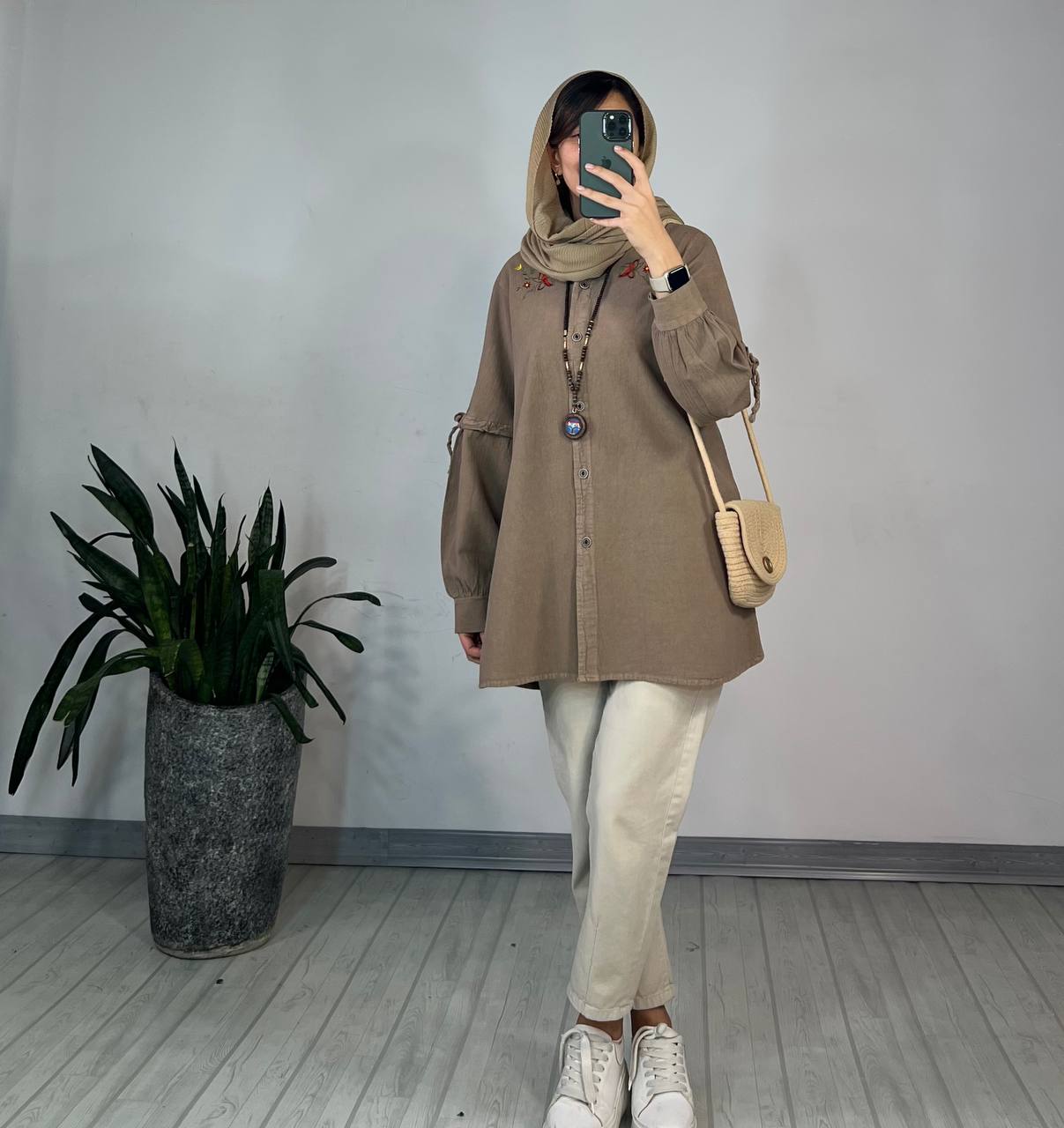 مانتو گلدوزی ارکیده 1