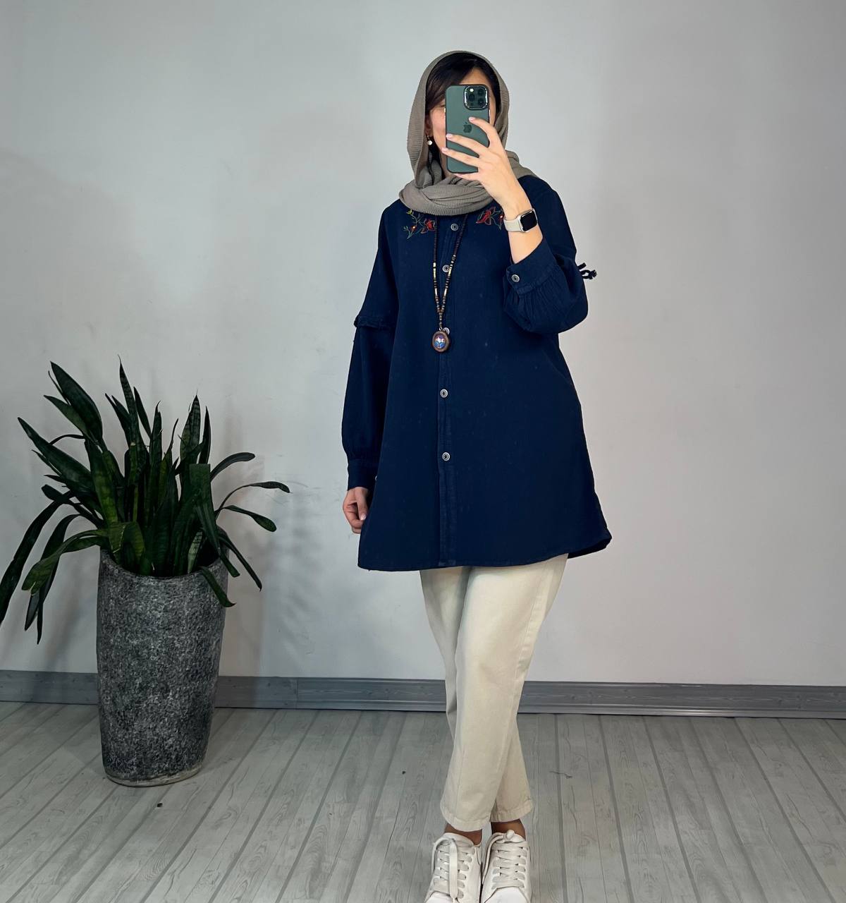 مانتو گلدوزی ارکیده 1