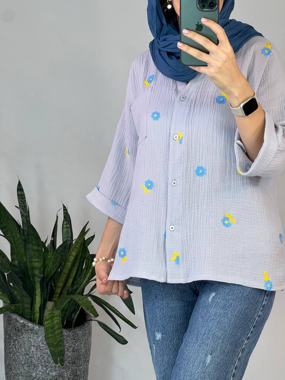 تونیک گلدوزی گلنوش