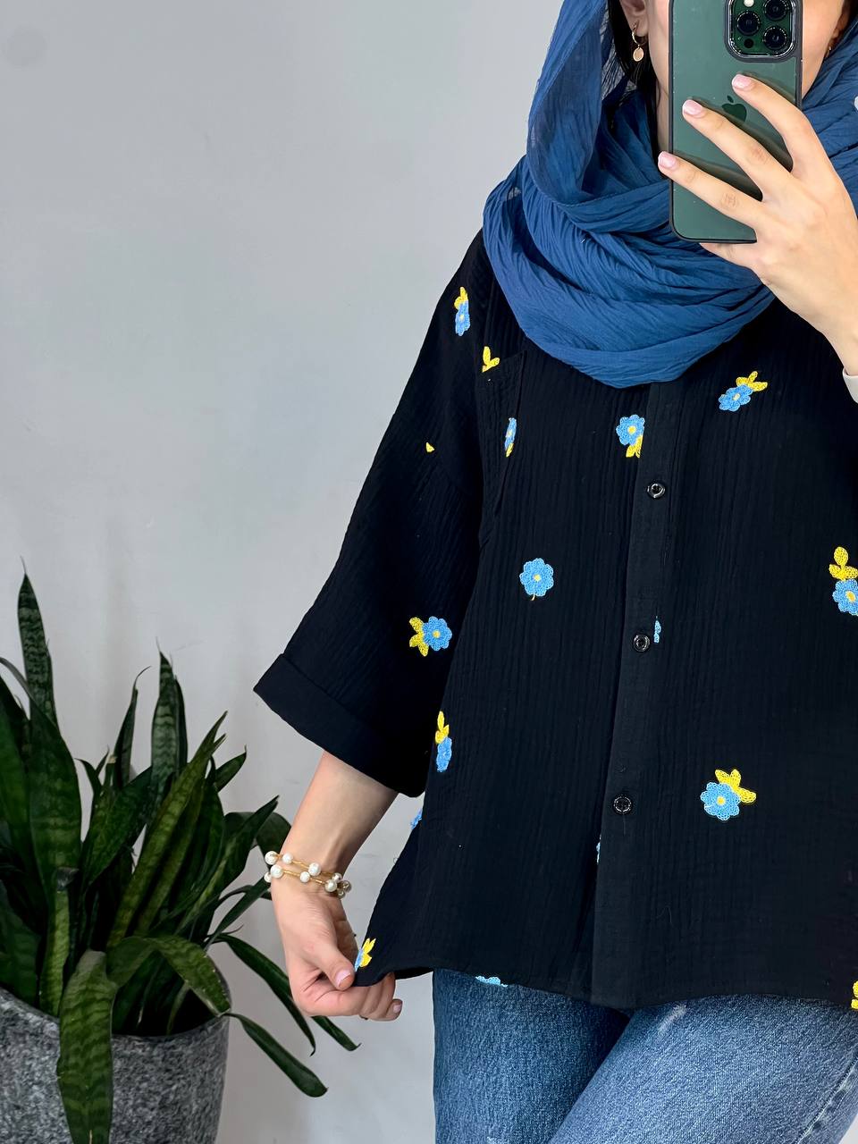 تونیک گلدوزی گلنوش