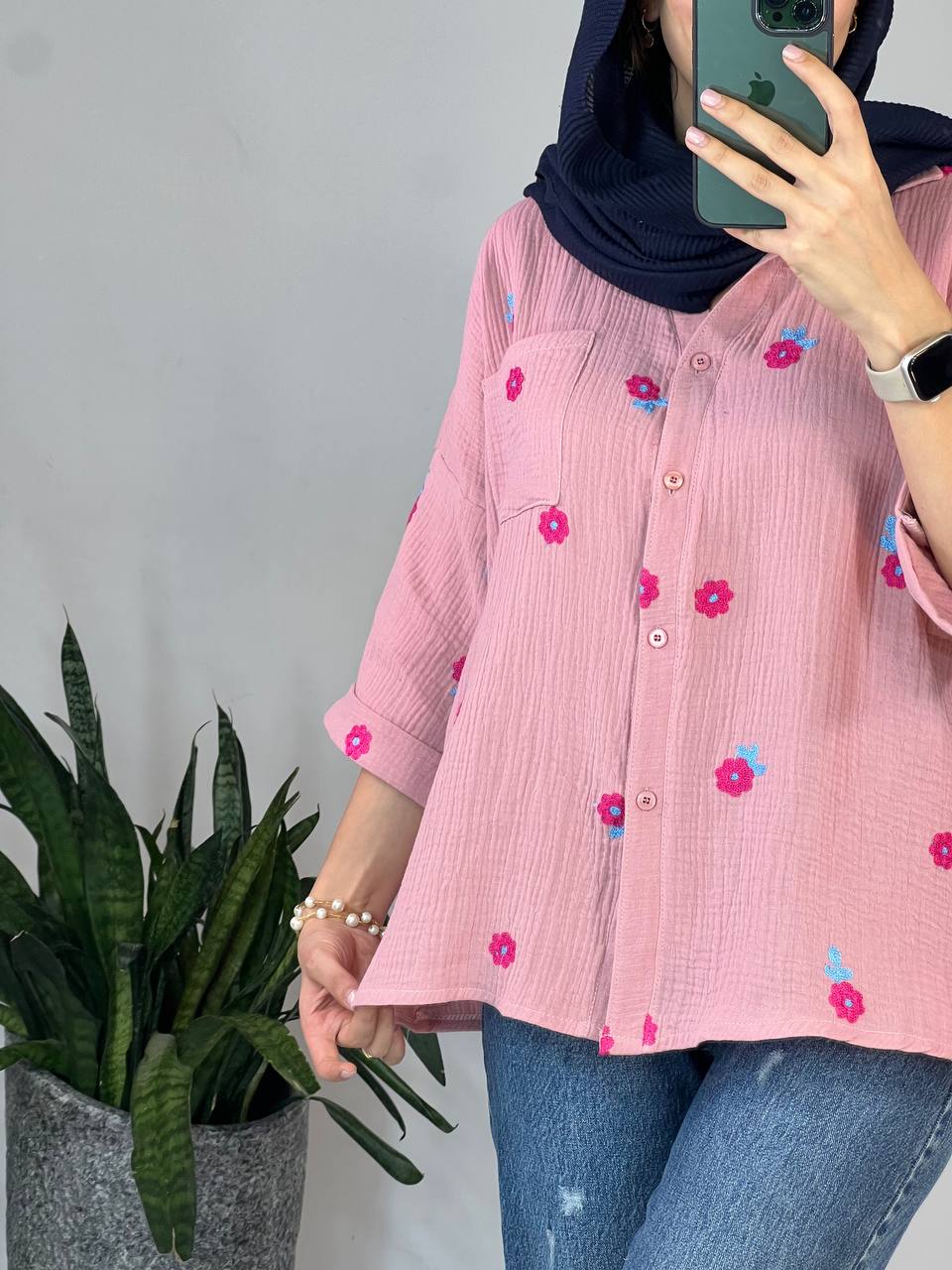 تونیک گلدوزی گلنوش
