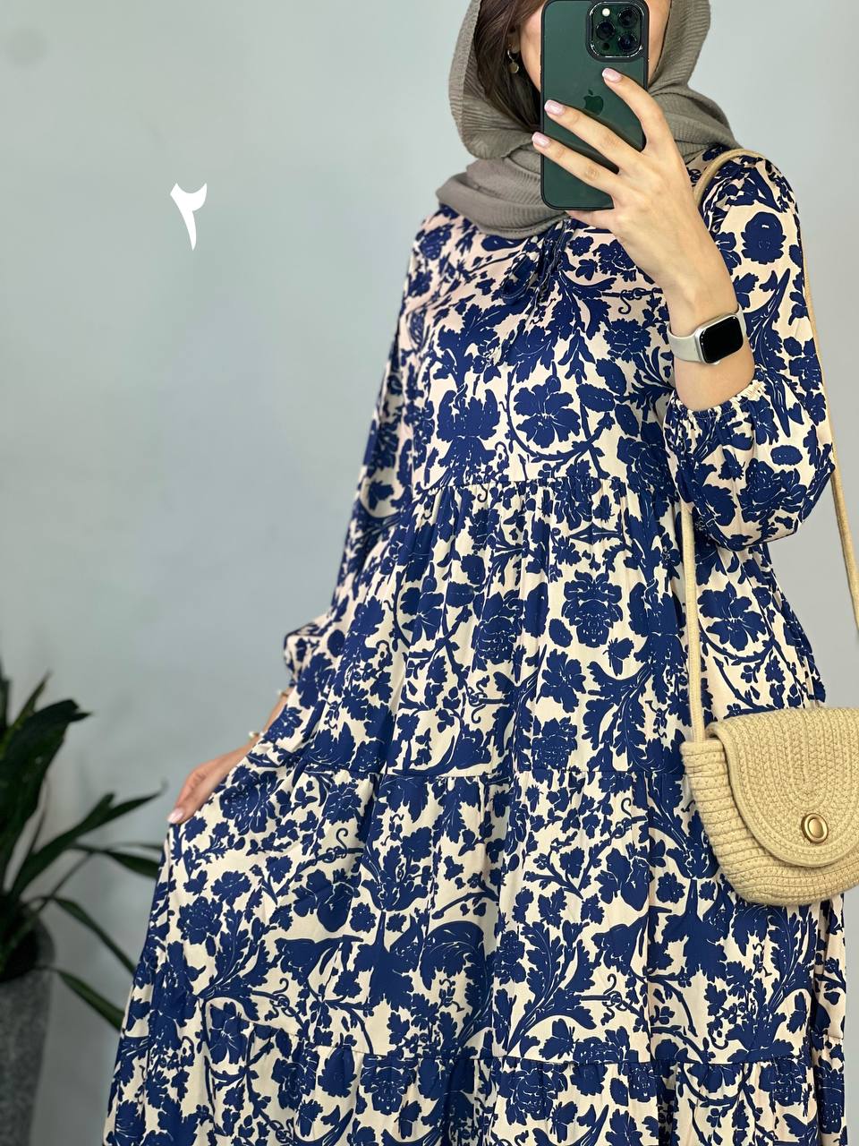 پیراهن طرحدار مزونی 74