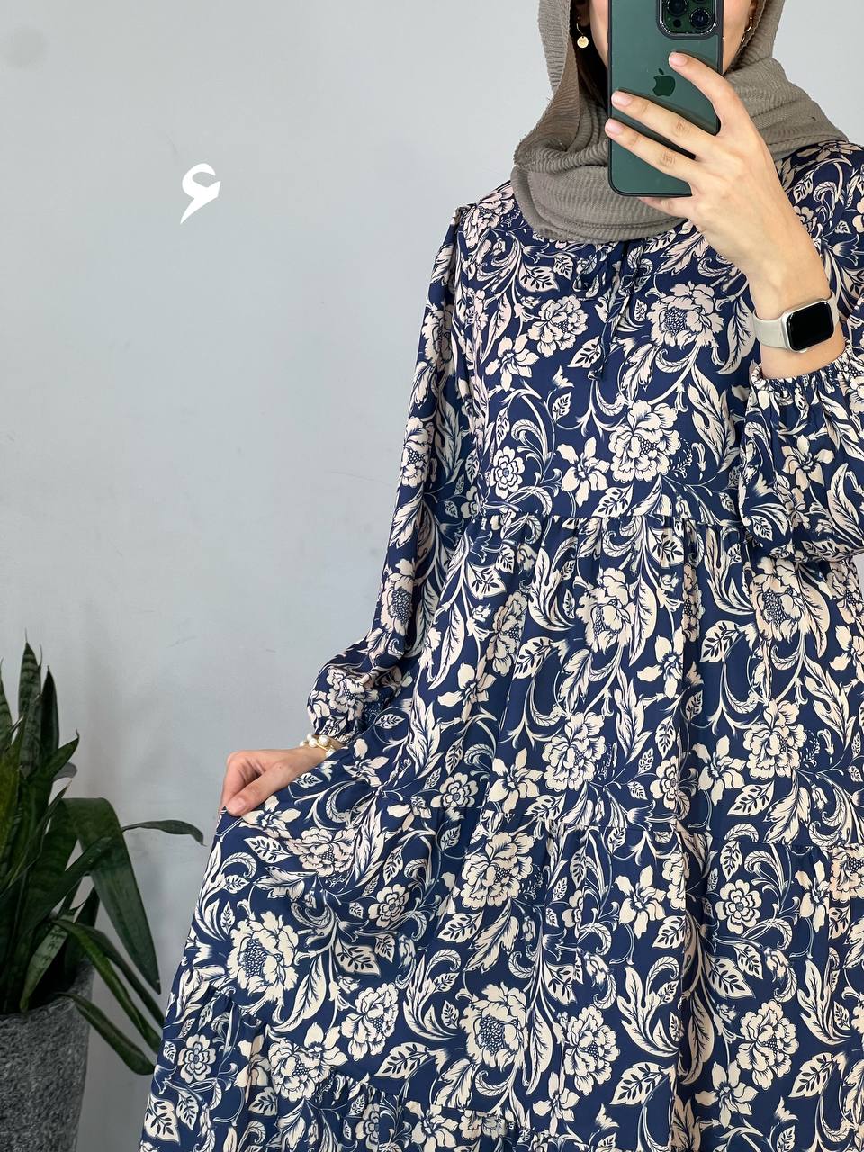 پیراهن طرحدار مزونی 74
