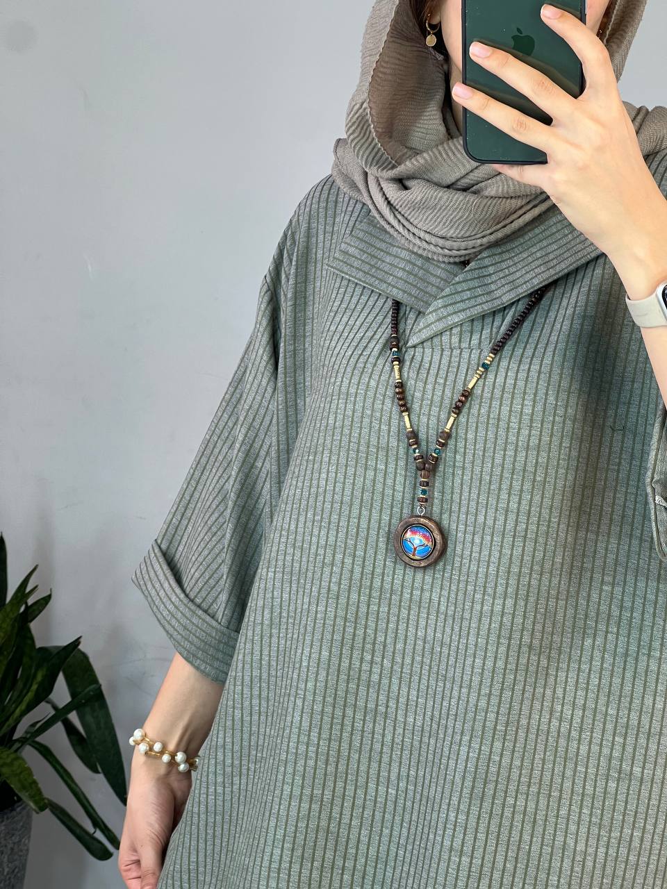 ست تونیک و شلوار تافته 3