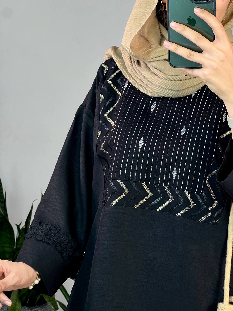 مانتو کفتان مشکی دیار